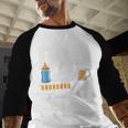Dad 2026 Loading Expecting New Baby Announcement Men Men Baseball Raglan Shirt