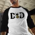 Dad Bee Cute Beekeeping 1st Birthday Matching Family Dada Men Baseball Raglan Shirt Dad Bee Cute Beekeeping 1st Birthday Matching Family Dada Men Baseball Raglan Shirt