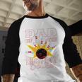 Dad Of The Birthday Bowler Kid Bowling Party Men Baseball Raglan Shirt