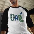 Dad Of The Birthday Boy Hole In One Golf Sport Matching Men Baseball Raglan Shirt