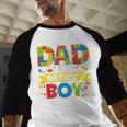 Dad Of The Birthday Boy Master Builder Kids Building Blocks Men Baseball Raglan Shirt Dad Of The Birthday Boy Master Builder Kids Building Blocks Men Baseball Raglan Shirt