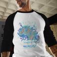 Dad Of The Birthday Boy Matching Video Game Birthday Party Men Baseball Raglan Shirt