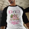Dad Of The Birthday Girl 1St Birthday Pink Cow Farm Men Baseball Raglan Shirt Dad Of The Birthday Girl 1St Birthday Pink Cow Farm Men Baseball Raglan Shirt