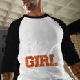 Dad Of The Birthday Girl Basketball Dad Family Matching Men Baseball Raglan Shirt