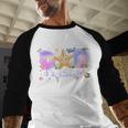 Dad Of The Birthday Girl One-Der The Sea Family Matching Men Baseball Raglan Shirt