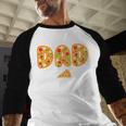 Dad Daddy Matching Birthday Squad Crew Pizza Family Men Baseball Raglan Shirt
