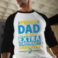 Dad Of An Extraordinary Daughter Down Syndrome Awareness Day Men Baseball Raglan Shirt Dad Of An Extraordinary Daughter Down Syndrome Awareness Day Men Baseball Raglan Shirt