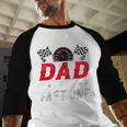 Dad Of The Fast One 1st Birthday Racing Car Family Men Baseball Raglan Shirt