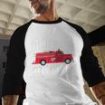 My Dad Is A Firefighter Men Baseball Raglan Shirt