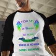 For My Dad In Heaven Touching Tribute For Passed Away Father Men Baseball Raglan Shirt