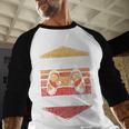 Dad Level Unlocked Gaming Gamer Father Video Games Men Baseball Raglan Shirt