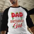 Dad And Mom Birthday Girl Strawberry Berry Sweet One Two Men Baseball Raglan Shirt