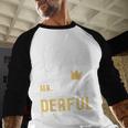 Dad Of Mr Onederful 1st Birthday First One-Derful Matching Men Baseball Raglan Shirt