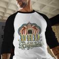 Dad Of The Ringmaster Kids Circus Theme B-Day Party Men Baseball Raglan Shirt