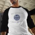 Dad Rocket Scientist Men Baseball Raglan Shirt