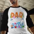 Dad Under Sea Birthday Party Boys Ocean Sea Animals Themed Men Baseball Raglan Shirt Dad Under Sea Birthday Party Boys Ocean Sea Animals Themed Men Baseball Raglan Shirt
