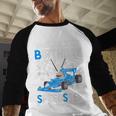 Dad Shirt Two Fast Two Curious Racing Cars Birthday Men Baseball Raglan Shirt