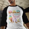 Dad Of The Sweet One Ice Cream 1St Birthday Party Men Baseball Raglan Shirt