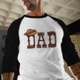 Dad Western Family Matching Birthday Cowboy Cowgirl Men Baseball Raglan Shirt