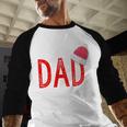 Dad Xmas PJs Christmas Pajamas And Xmas PJ Family Shirt Men Baseball Raglan Shirt