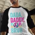 Dada Daddy Dad Bruh Baseball Drip Ice Cream Dad Bruh Men Baseball Raglan Shirt