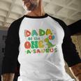 Dada Of The One-A-Saurus 1st Birthday Boy Dinosaur Family Men Baseball Raglan Shirt Dada Of The One-A-Saurus 1st Birthday Boy Dinosaur Family Men Baseball Raglan Shirt