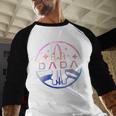Dada Space Astronaut Rocket Birthday Party Men Baseball Raglan Shirt
