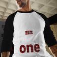Dada Of The Wild One Buffalo Plaid Lumberjack 1st Birthday Men Baseball Raglan Shirt