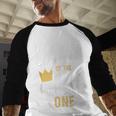 Dada Of The Wild One Shirt 1st Birthday First Thing Dad Tee Men Baseball Raglan Shirt