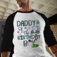 Daddy Of The Birthday Boy Hole In One Golf Lover Men Baseball Raglan Shirt