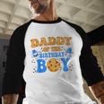 Daddy Of The Birthday Boy Milk And Cookies Lover Men Baseball Raglan Shirt Daddy Of The Birthday Boy Milk And Cookies Lover Men Baseball Raglan Shirt