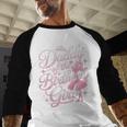 Daddy Of The Birthday Girl Doll Birthday Kid Family Matching Men Baseball Raglan Shirt