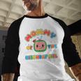 Daddy Mommy Of The Birthday Girl Melon Family Matching Men Baseball Raglan Shirt