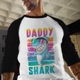 Daddy Shark Retro Vintage Dad Men Baseball Raglan Shirt Daddy Shark Retro Vintage Dad Men Baseball Raglan Shirt