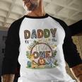 Daddy Of The Wild One 1St Birthday Boy Safari Jungle Men Baseball Raglan Shirt