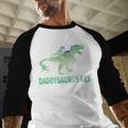DaddysaurusRex Dinosaur Daddy Saurus Dad 2 Two Kids Dino Men Baseball Raglan Shirt DaddysaurusRex Dinosaur Daddy Saurus Dad 2 Two Kids Dino Men Baseball Raglan Shirt