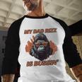 Dad's Birthday Father's Day Dad RIzz Is Bussin' Men Baseball Raglan Shirt
