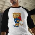 Daniel And Dad Tiger Dark Shirt Men Baseball Raglan Shirt