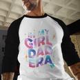 In My Daughter Era Dad Life Soft Pastel Pride Theme Men Baseball Raglan Shirt In My Daughter Era Dad Life Soft Pastel Pride Theme Men Baseball Raglan Shirt