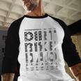 Dirt Bike DAD Bike Motocross Enduro US Flag Shirt T-Shirt Men Baseball Raglan Shirt