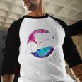 Disco Daddy 60's 70s Disco Dad Men Baseball Raglan Shirt