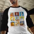 Disney Classic Father's Day Disney Dads Colorful Panels Men Baseball Raglan Shirt Disney Classic Father's Day Disney Dads Colorful Panels Men Baseball Raglan Shirt