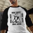Disney The Nightmare Before Christmas Jack Bone Daddy Frame Men Baseball Raglan Shirt