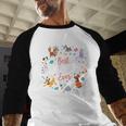 Disney Pet Parent Father’s Day Disney Dogs Best Dog Dad Ever Men Baseball Raglan Shirt