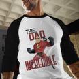 Disney Pixar The Incredibles Father's Day Incredible Dad Men Baseball Raglan Shirt
