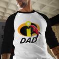 Disney And Pixar's The Incredibles Mr Incredible Dad Family Men Baseball Raglan Shirt Disney And Pixar's The Incredibles Mr Incredible Dad Family Men Baseball Raglan Shirt