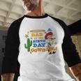 Disney And Pixar's Toy Story Dad Of The Birthday Cowgirl Men Baseball Raglan Shirt