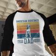 Dog Ridgeback Dad Vintage Rhodesian Ridgeback Dad Men Baseball Raglan Shirt