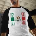 El Papa Mas Chingon Best Mexican Dad Men Baseball Raglan Shirt