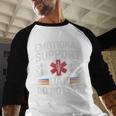 Emotional Support Dad Do Not Pet Caring Father's Day Men Baseball Raglan Shirt
